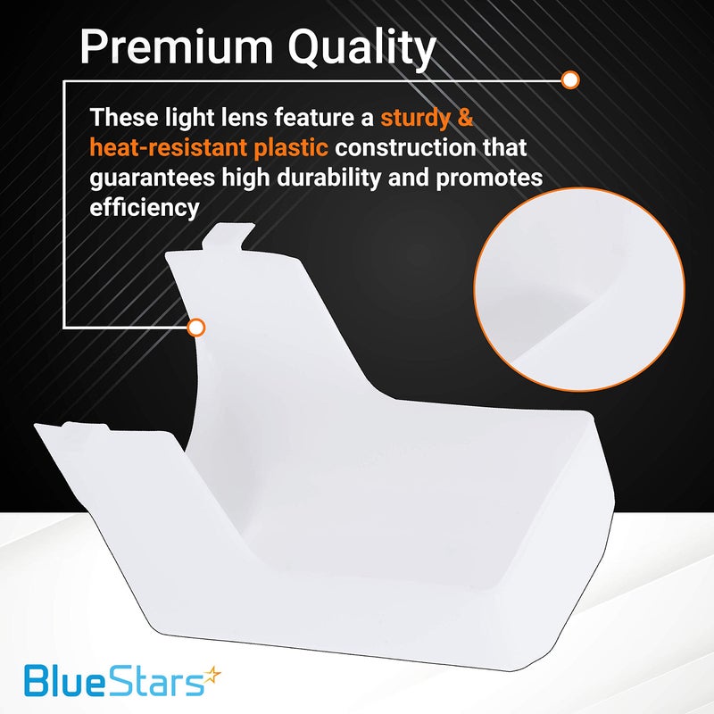 BlueStars غطاء عدسة ضوء شفاط 99110437 S99110437 من بلوستار - متوافق مع غطاء ضوء شفاط بروان نوتون - بديل 41000 40000 42000 45000 BP43 S99110437 99110437 - عبوة من 2 - Image 5